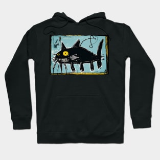 Neo-Expressionist Cat Fish (Catfish) Hoodie